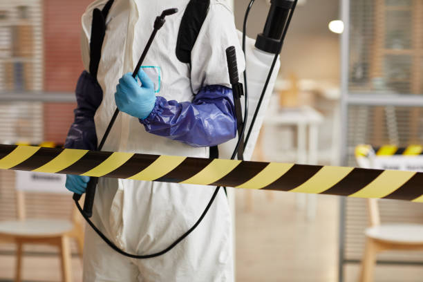 Professional Biohazard Cleanup technician working in Franklin, NH